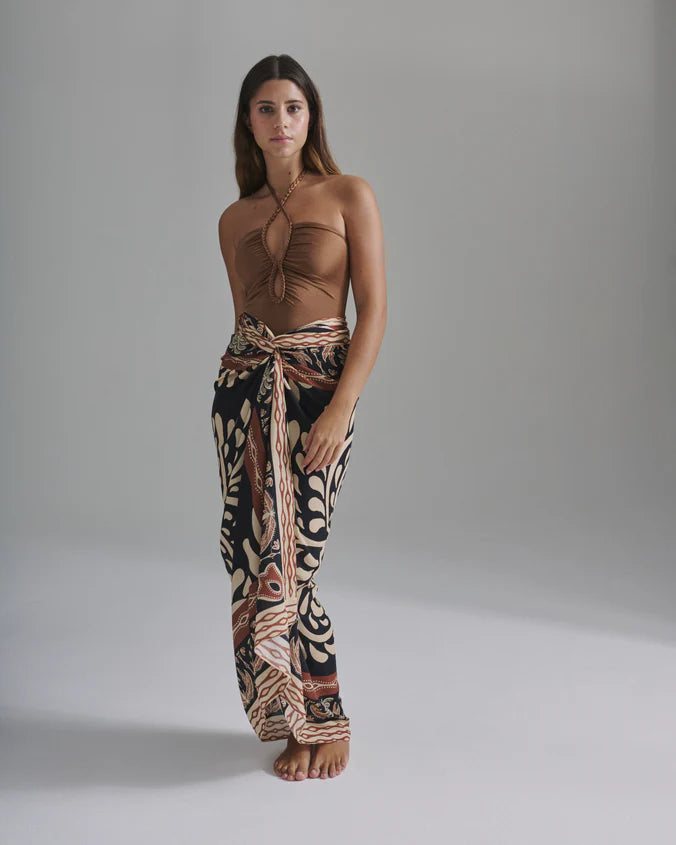 Saint Tropez One Piece in Brown, from Juan D Dios