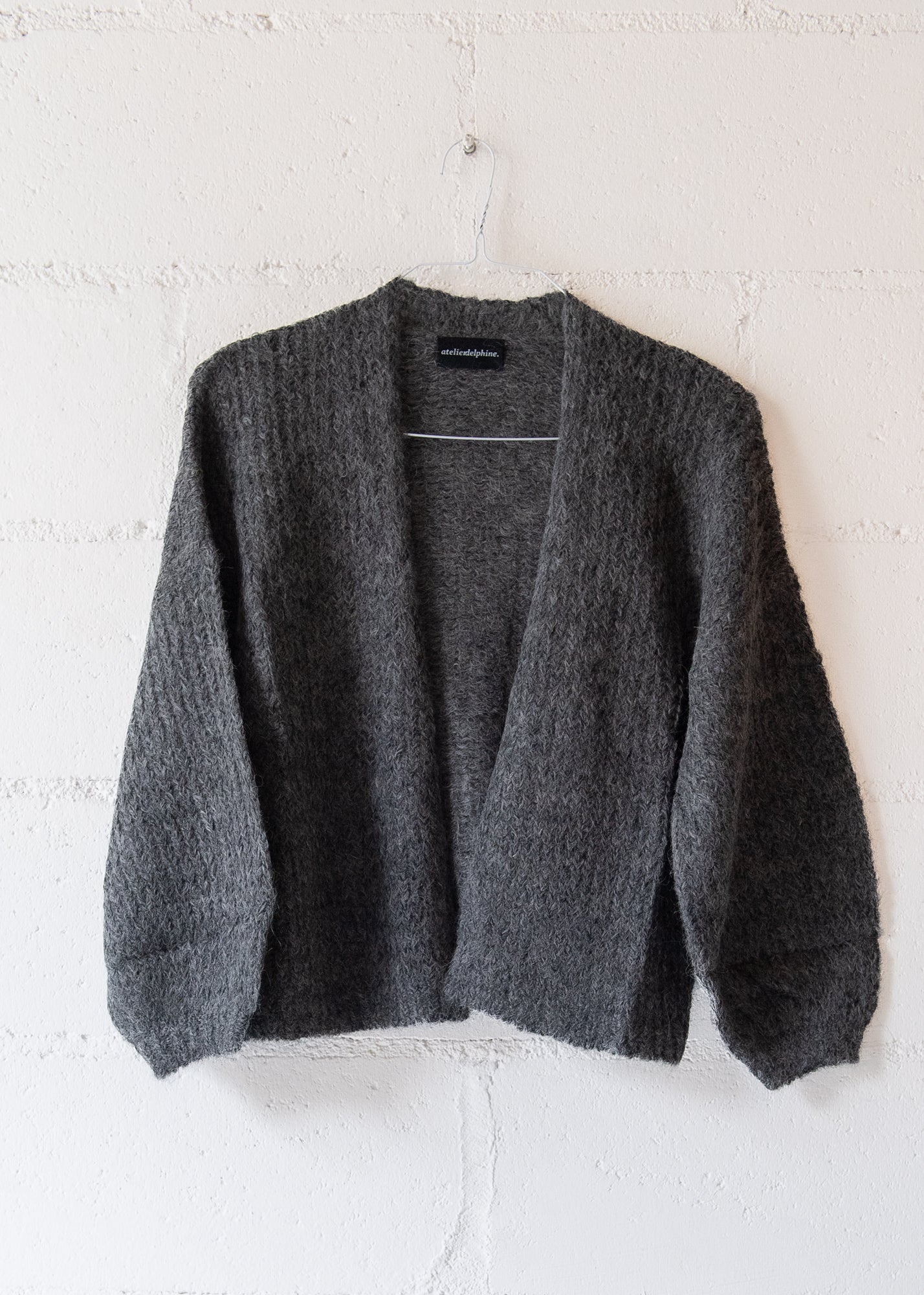 Cora Cardigan in Charcoal, from Atelier Delphine