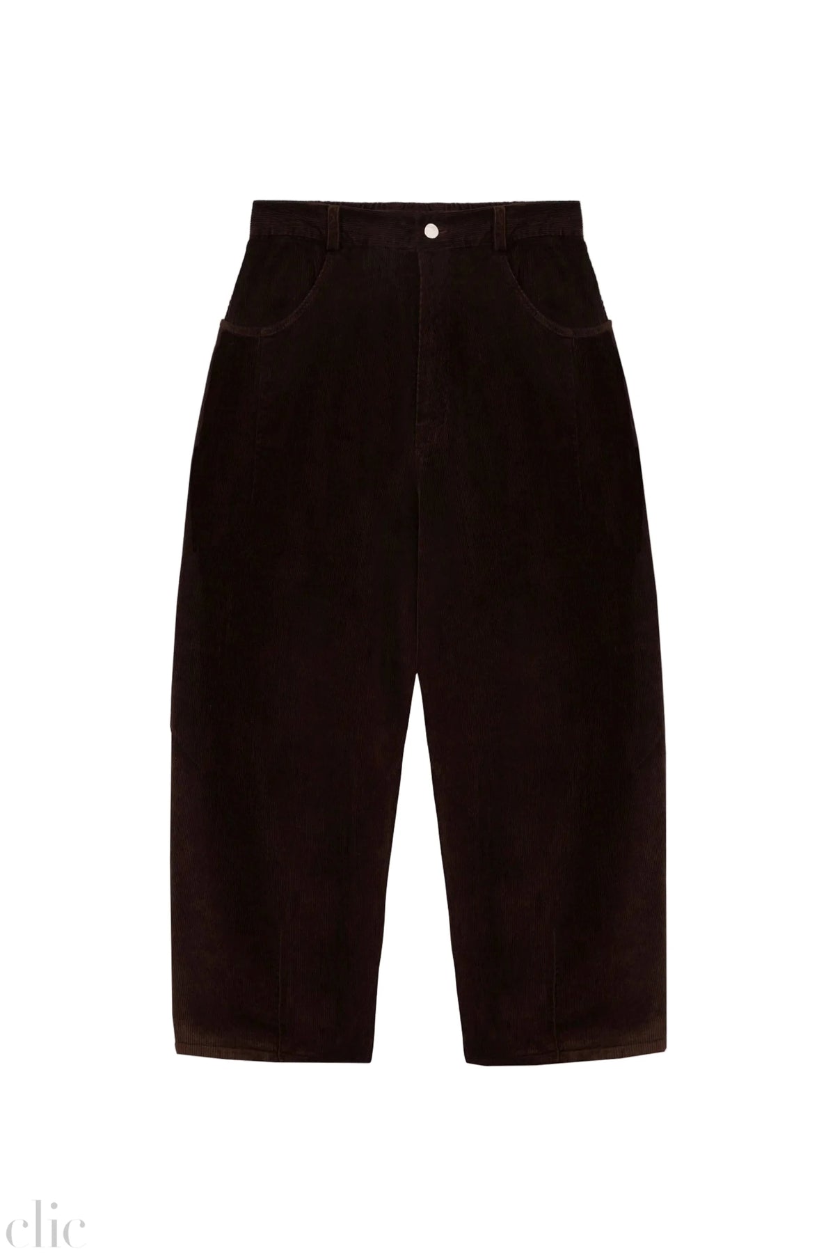 Corduroy Baggy Pants in Brown, from Cordera