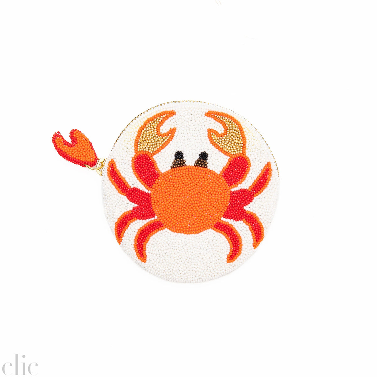 Crab Coin Purse in Red, from Olivia Dar