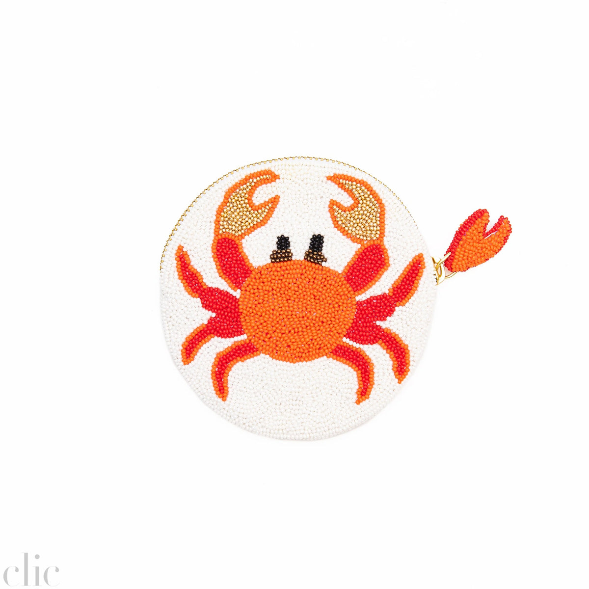 Crab Coin Purse in Red, from Olivia Dar