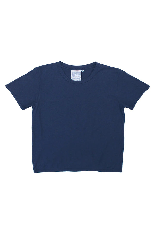 Cropped Ojai Tee in Navy, from Jungmaven