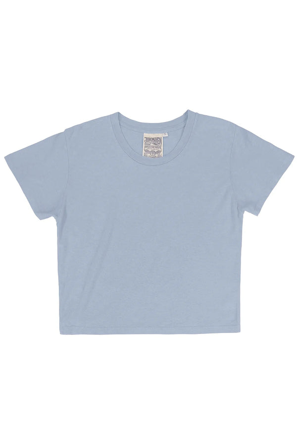 Cropped Ojai Tee in Coastal Blue, from Jungmaven