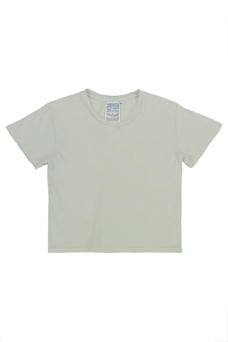 Cropped Ojai Tee in Agave Green, from Jungmaven