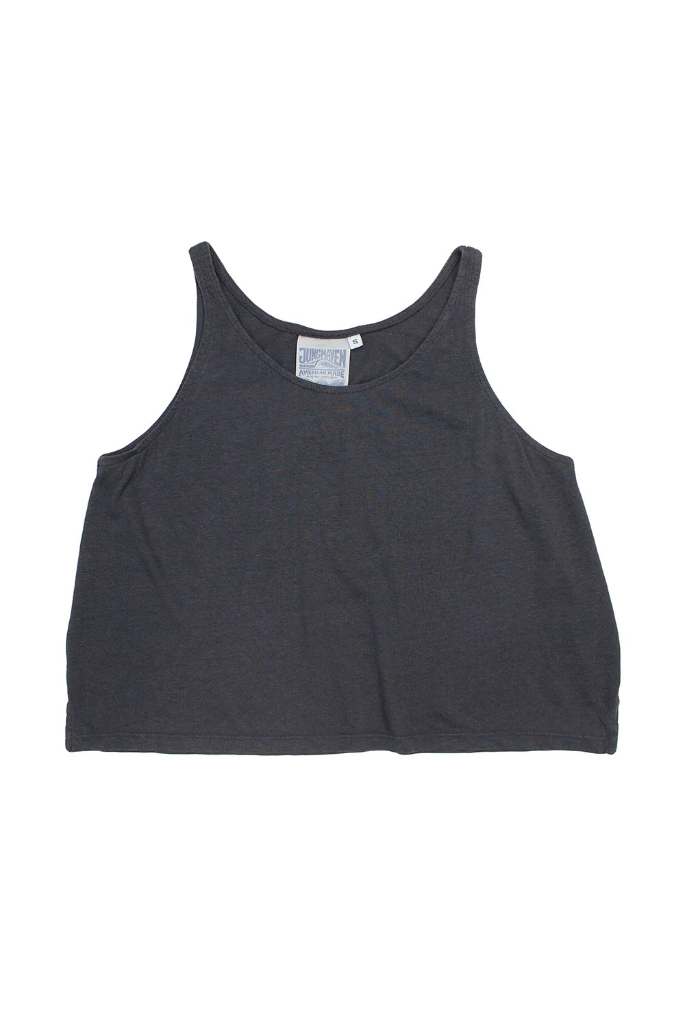 Cropped Tank in Black, from Jungmaven