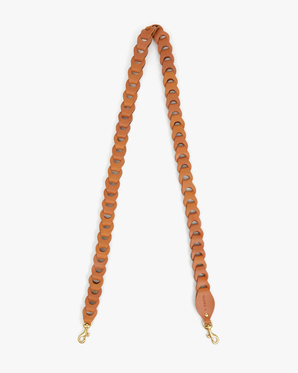 Braided Rope Crossbody Strap in Cuoio, from Clare V