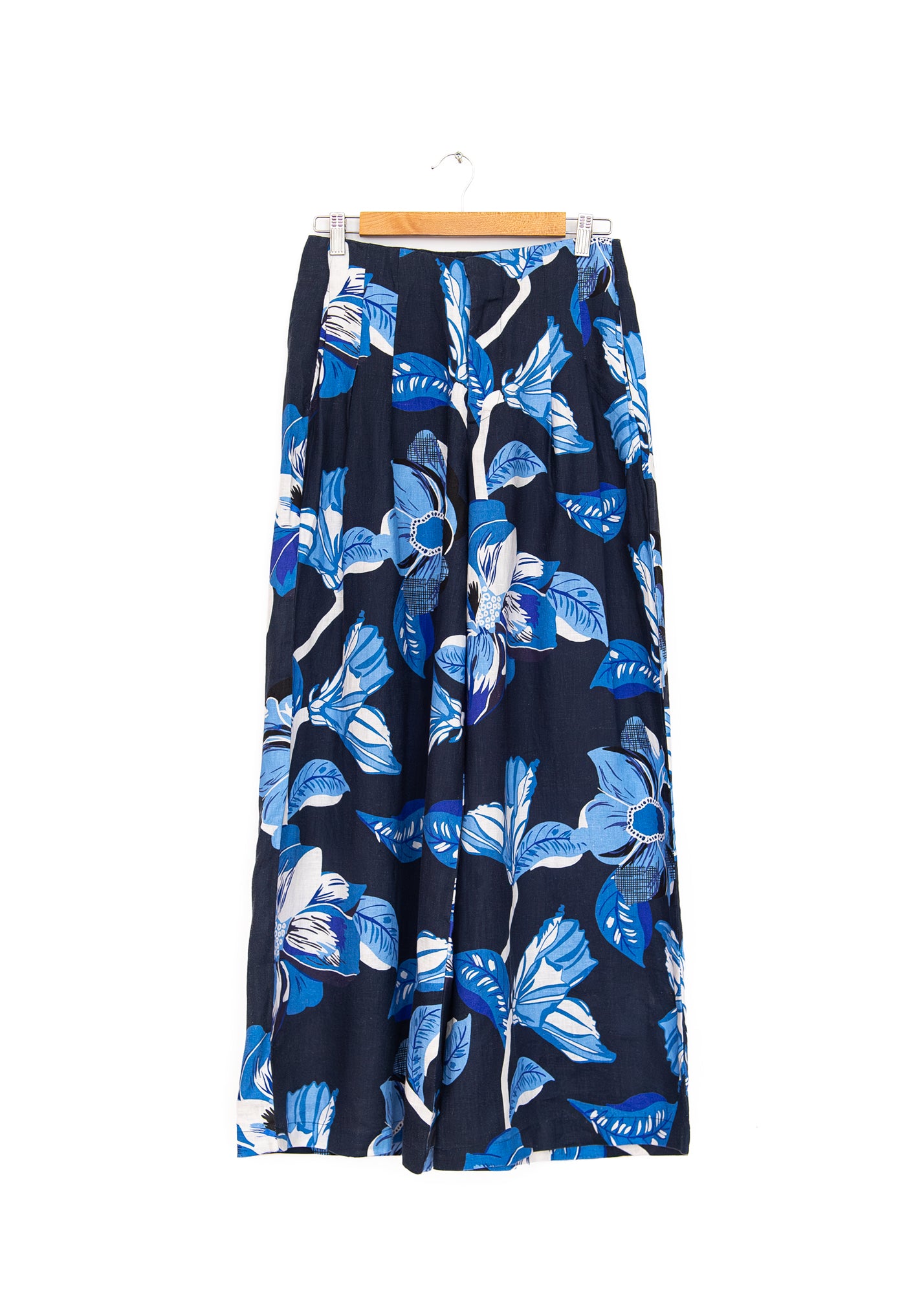 Culotte Pant in Navy Hibiscus, from Lanhtropy