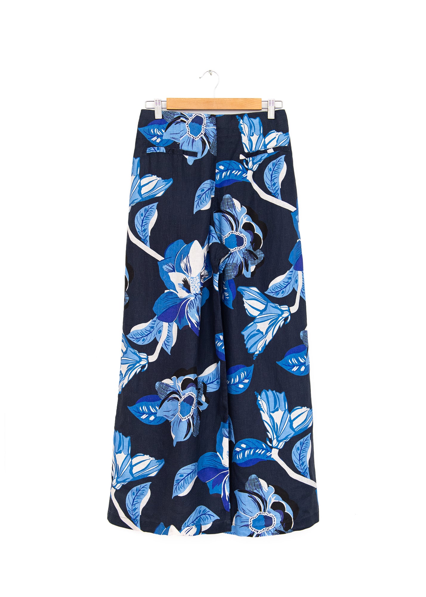 Culotte Pant in Navy Hibiscus, from Lanhtropy