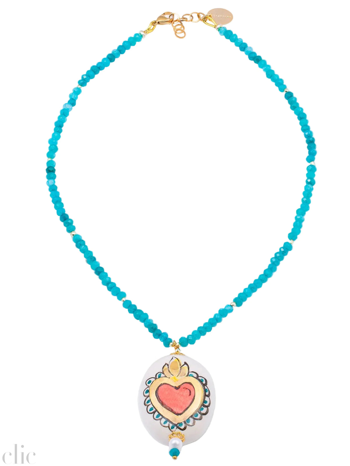 Cuore Bianco Short Necklace, from Cashfana