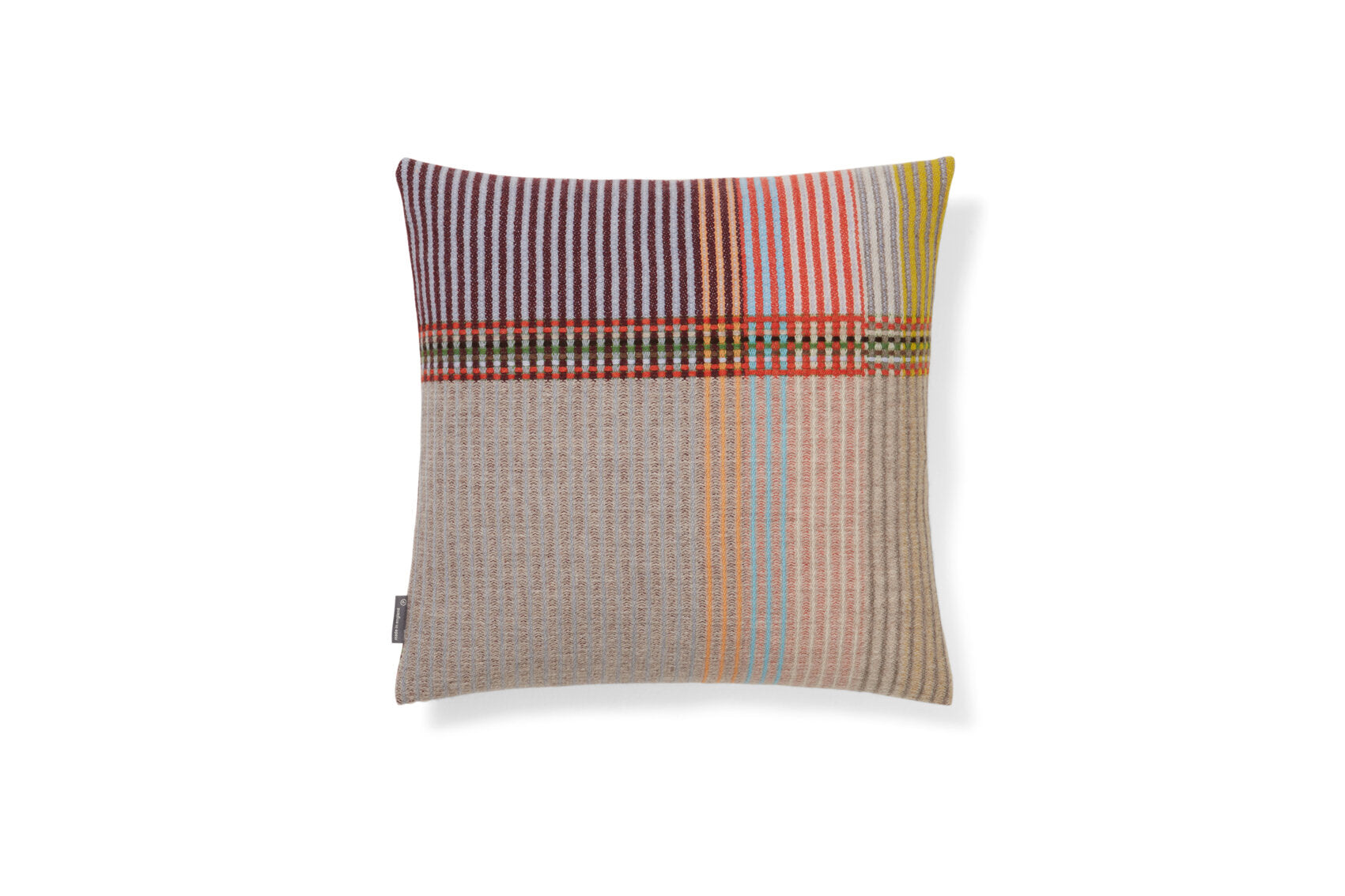 Wollstonecraft Pinstripe Cushion Cover in Pale, from Wallace Sewell