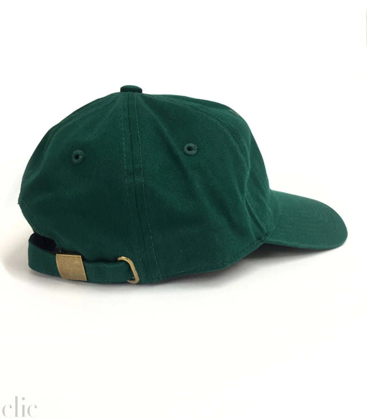 Golf Embroidered Dad Hat in Forest Green