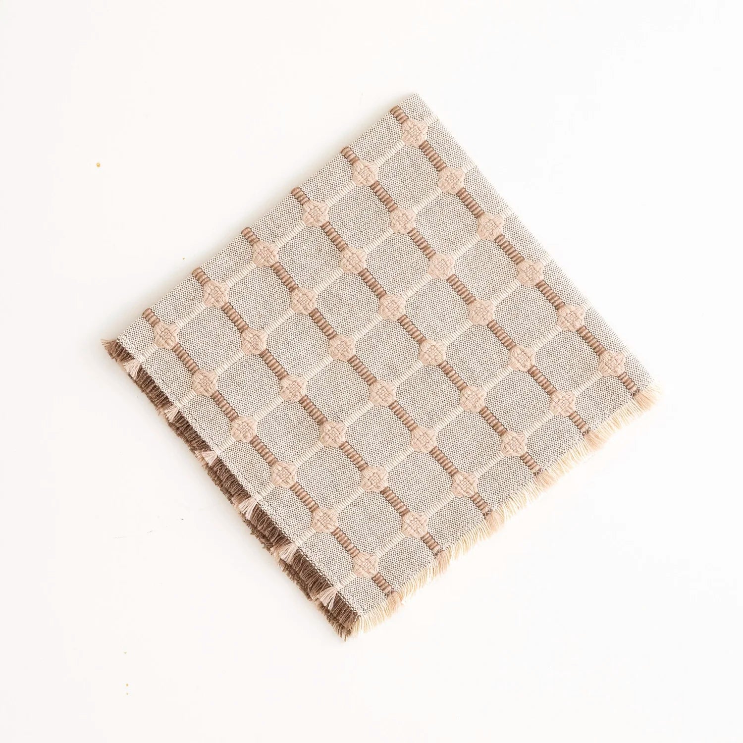 Hopsack Set of 4 in Mocha Sand, from Dove and Donkey