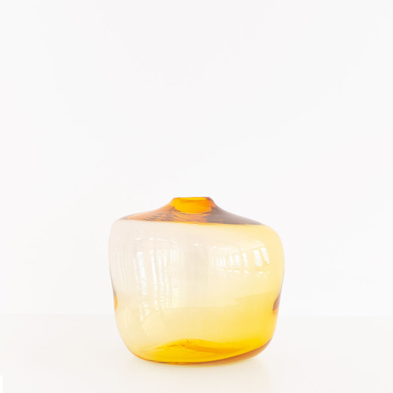 XL Square Gem Vase in Lemon, from Gary Bodker