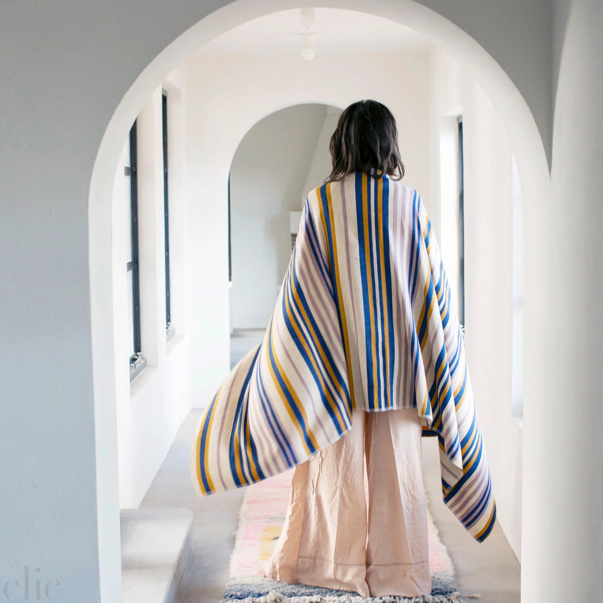Desert Shawl in Mustard