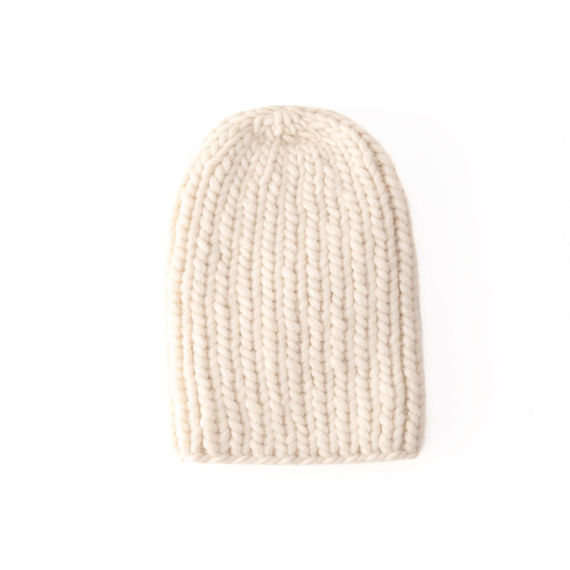 Ribble Beanie in Cream, from Mr. Mittens