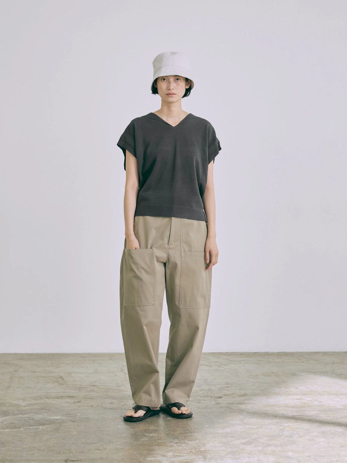 Harper Chino Pant in Kaki, from Nicholson & Nicholson