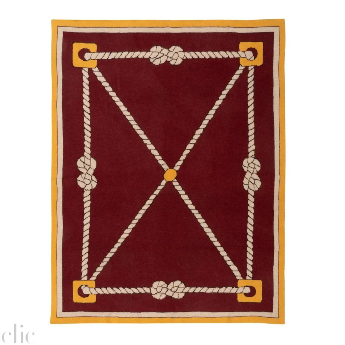 Ropes & Knots Cashmere Blanket, from Saved New York