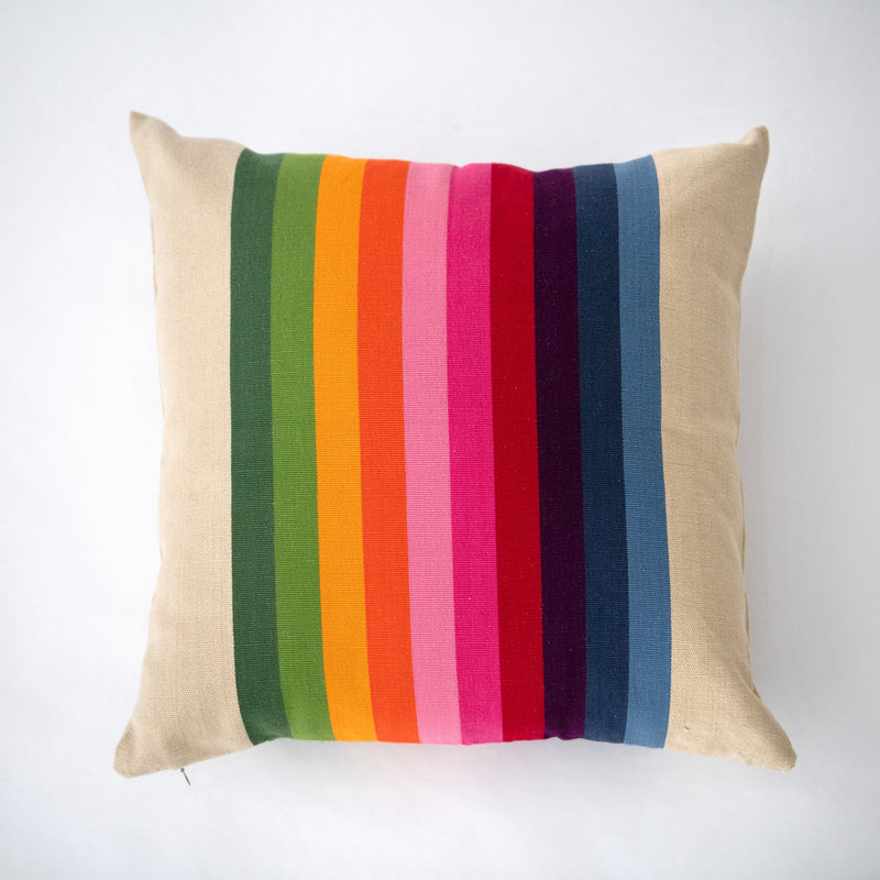 Pillow in Pink Spectrum 20" x 20", from Garza Marfar