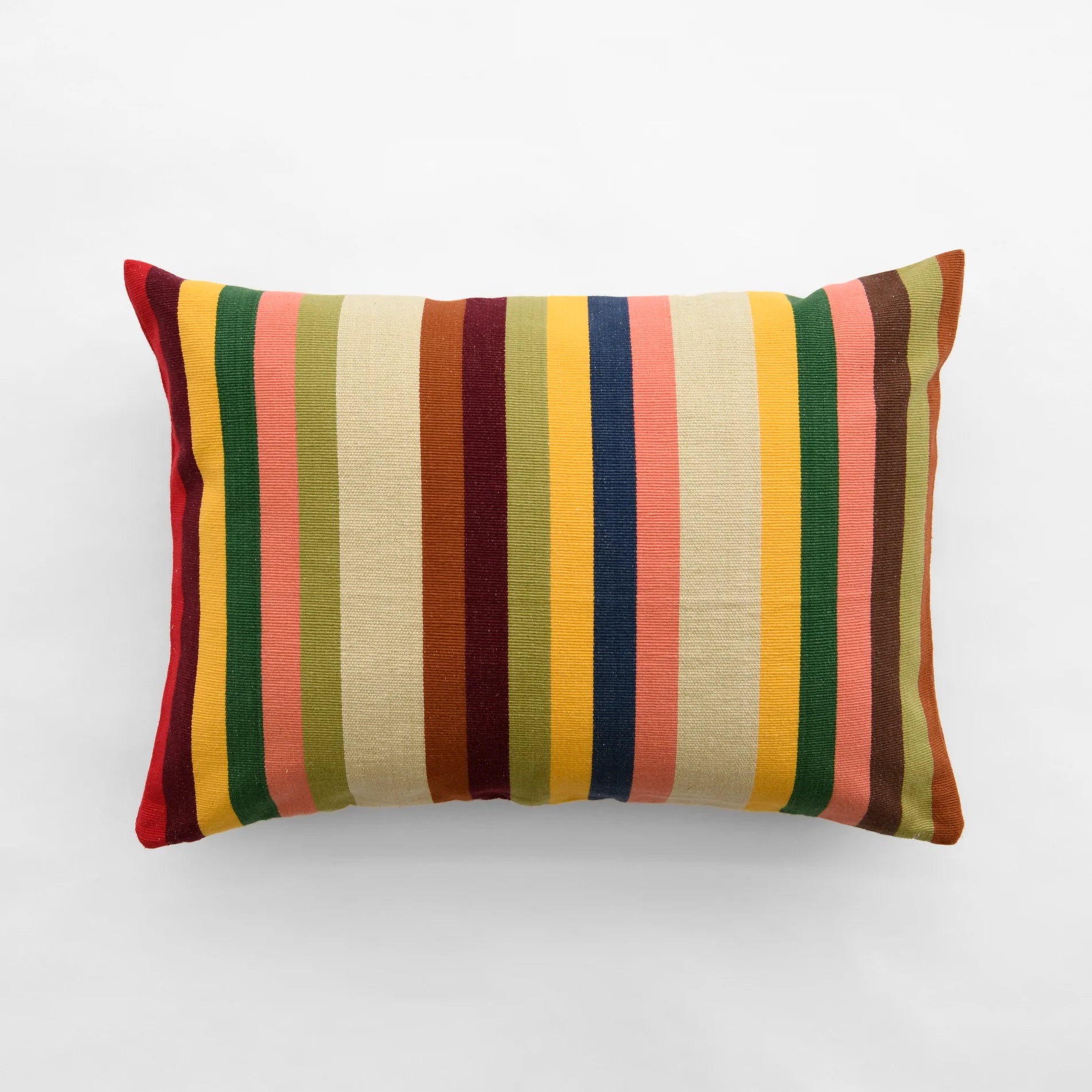 Pillow in Earth Stripe 14" x 20", from Garza Marfa