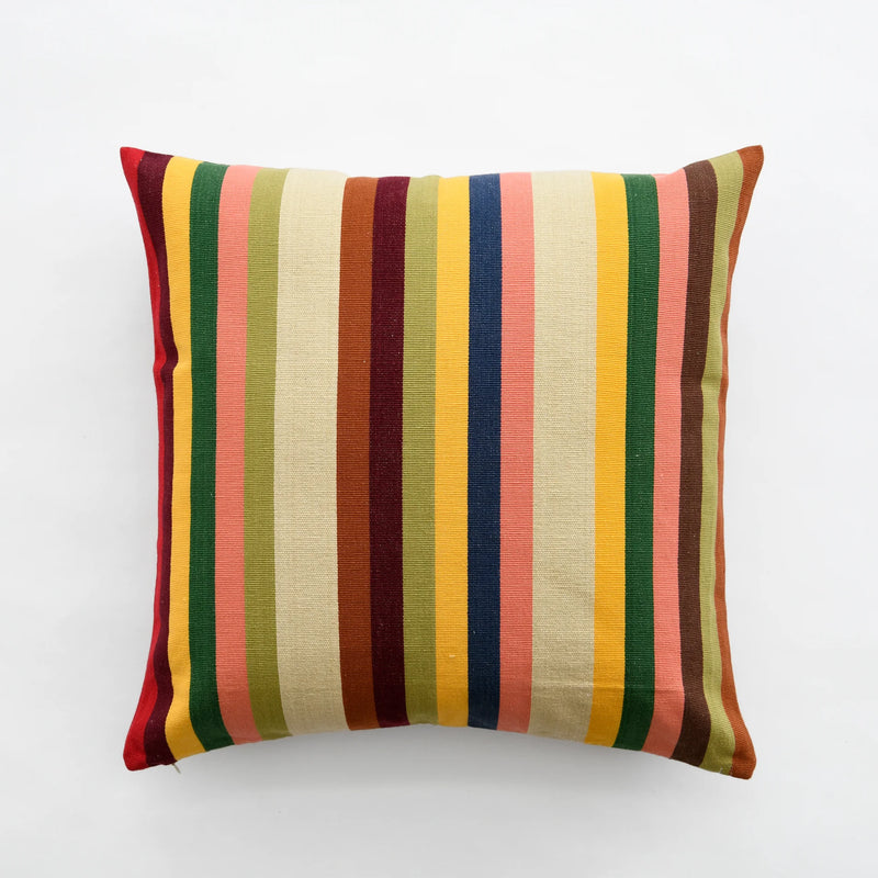 Pillow in Earth Stripe 20" x 20", from Garza Marfa