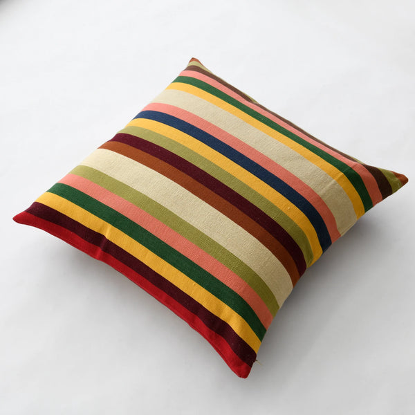 Pillow in Earth Stripe 20" x 20", from Garza Marfa
