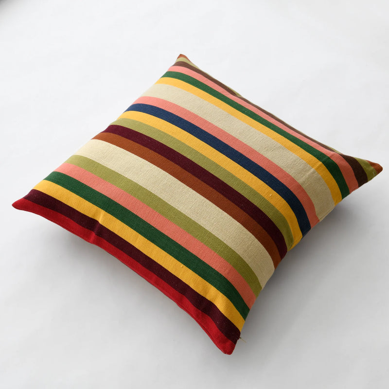 Pillow in Earth Stripe 20" x 20", from Garza Marfa
