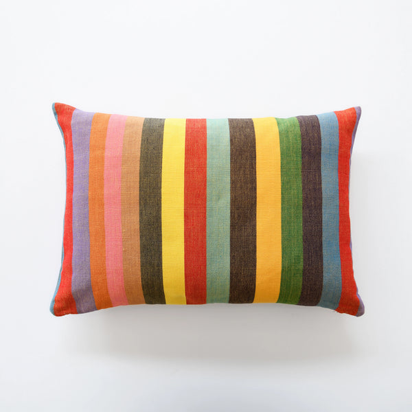 Pillow in Fiesta Stripe 14" x 20", from Garza Marfa