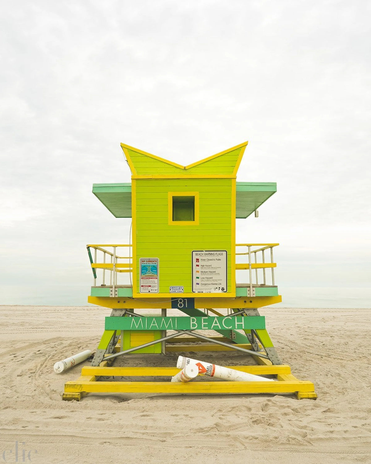 Lifeguard Tower 81st Street, Miami Beach by Tommy Kwak