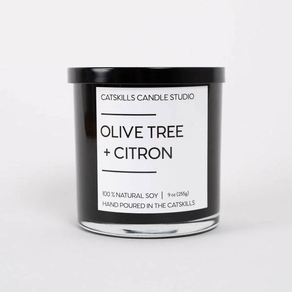 Olive Tree + Citron Candle, from Catskills Candle Studio
