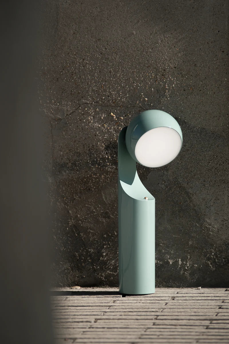 Mono Portable Reading Lamp in Renew Blue, from Fine Lumens