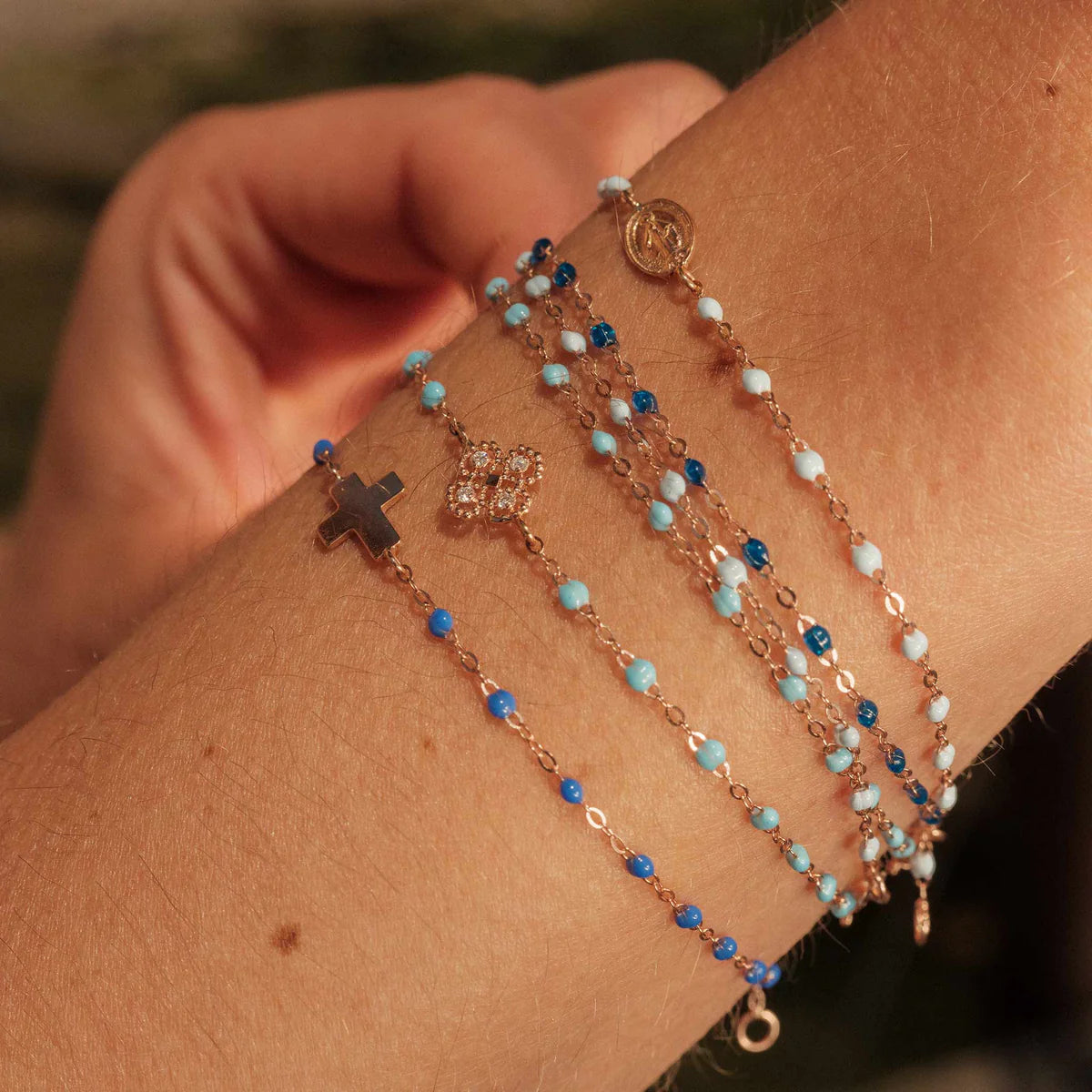 Classic Gigi Sapphire Bracelet, Yellow Gold from Gigi Clozeau