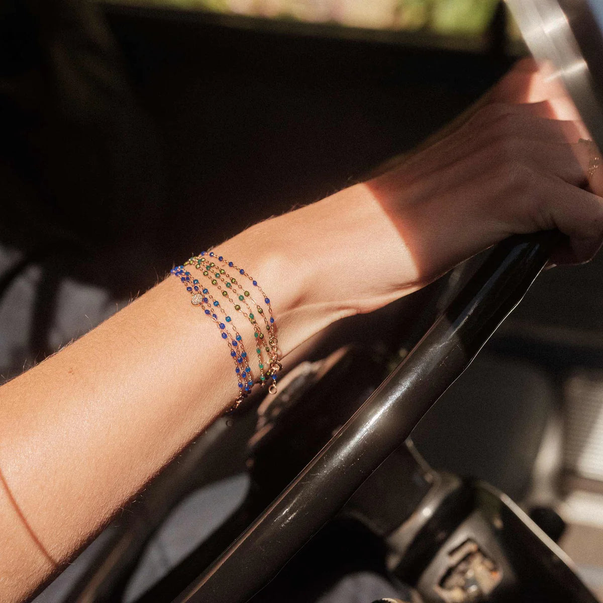 Classic Gigi Emerald Bracelet, Yellow Gold from Gigi Clozeau