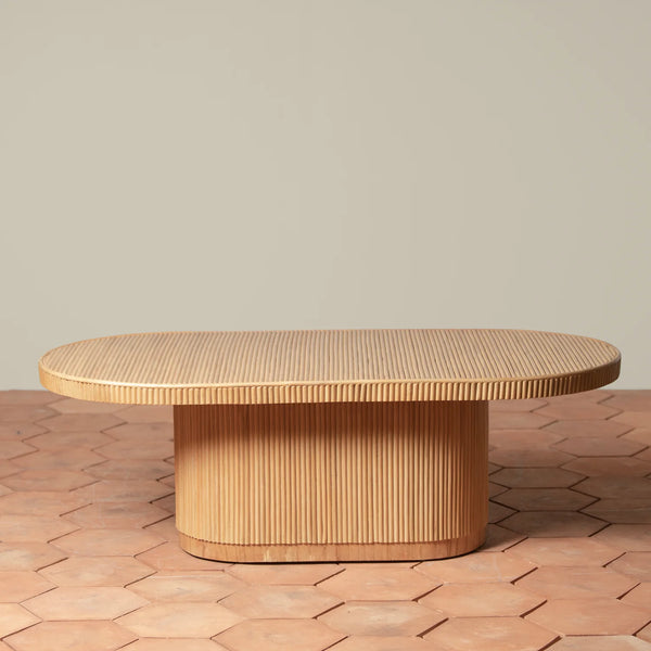 Gabriella Rattan Coffee Table in Natural, from Woven Shop