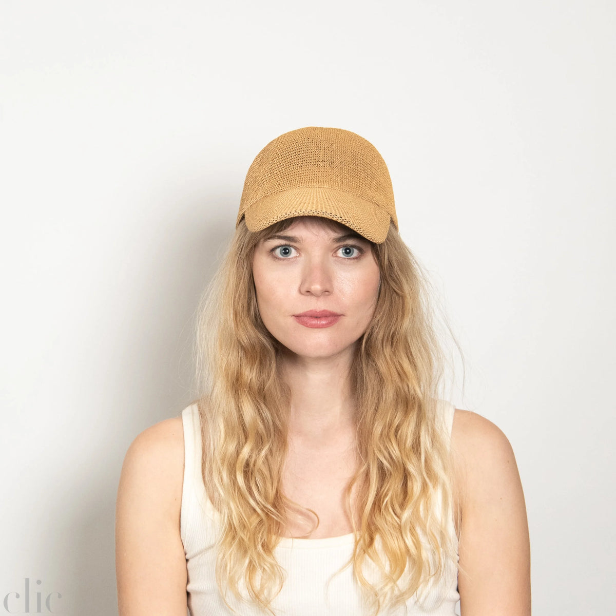 Paula Mesh Cap in Camel, from Wyeth