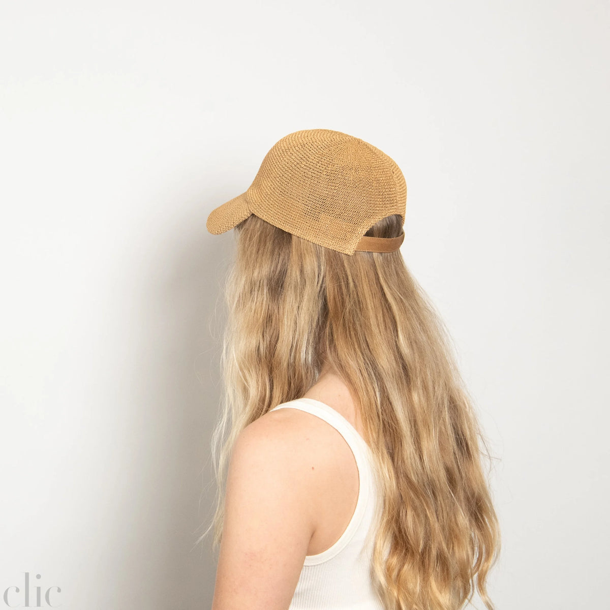 Wyeth Paula Mesh Cap in Chocolate. New with tags. Paula Packable Straw Dad Cap in Burgundy Wine main image 2