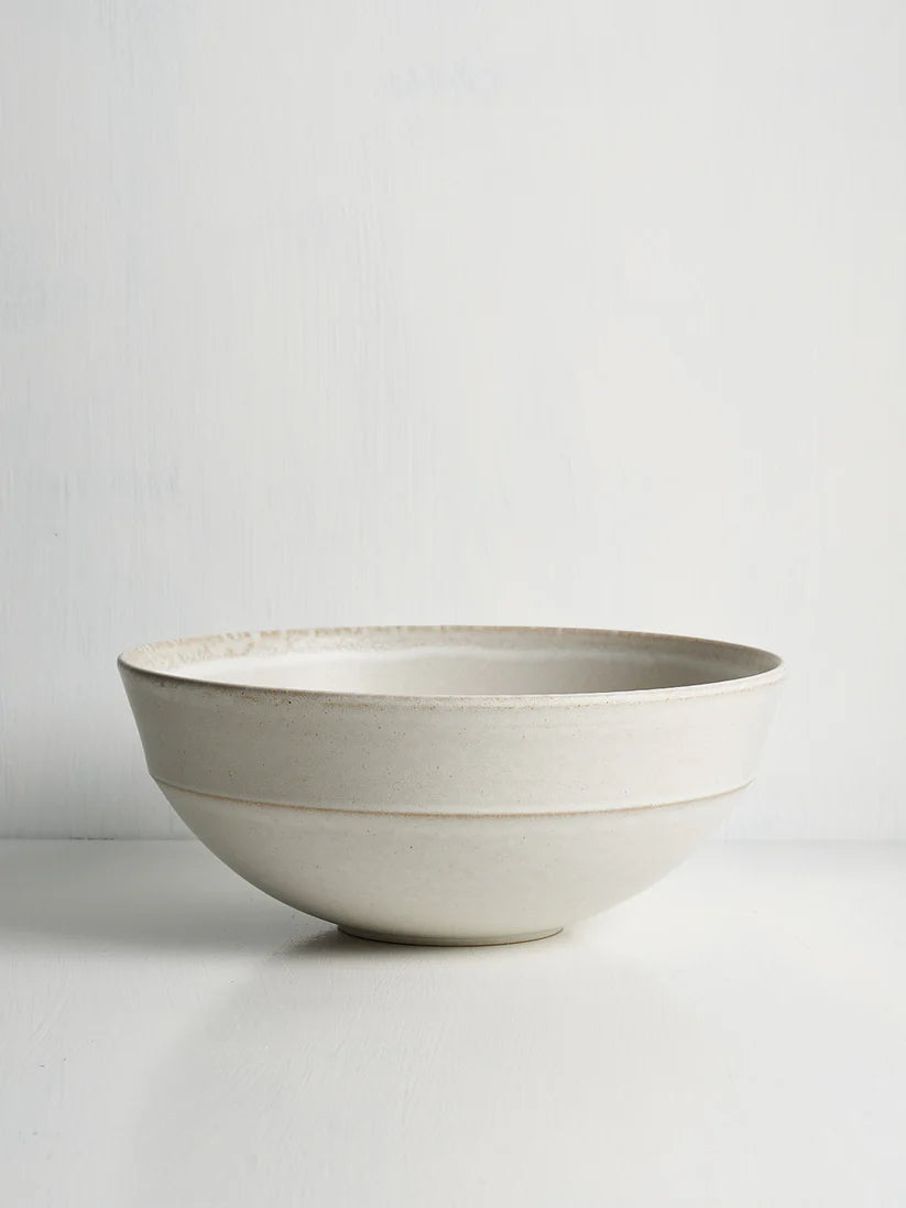 Pillar Deep Servong Bowl in Oat, from Standard Affair