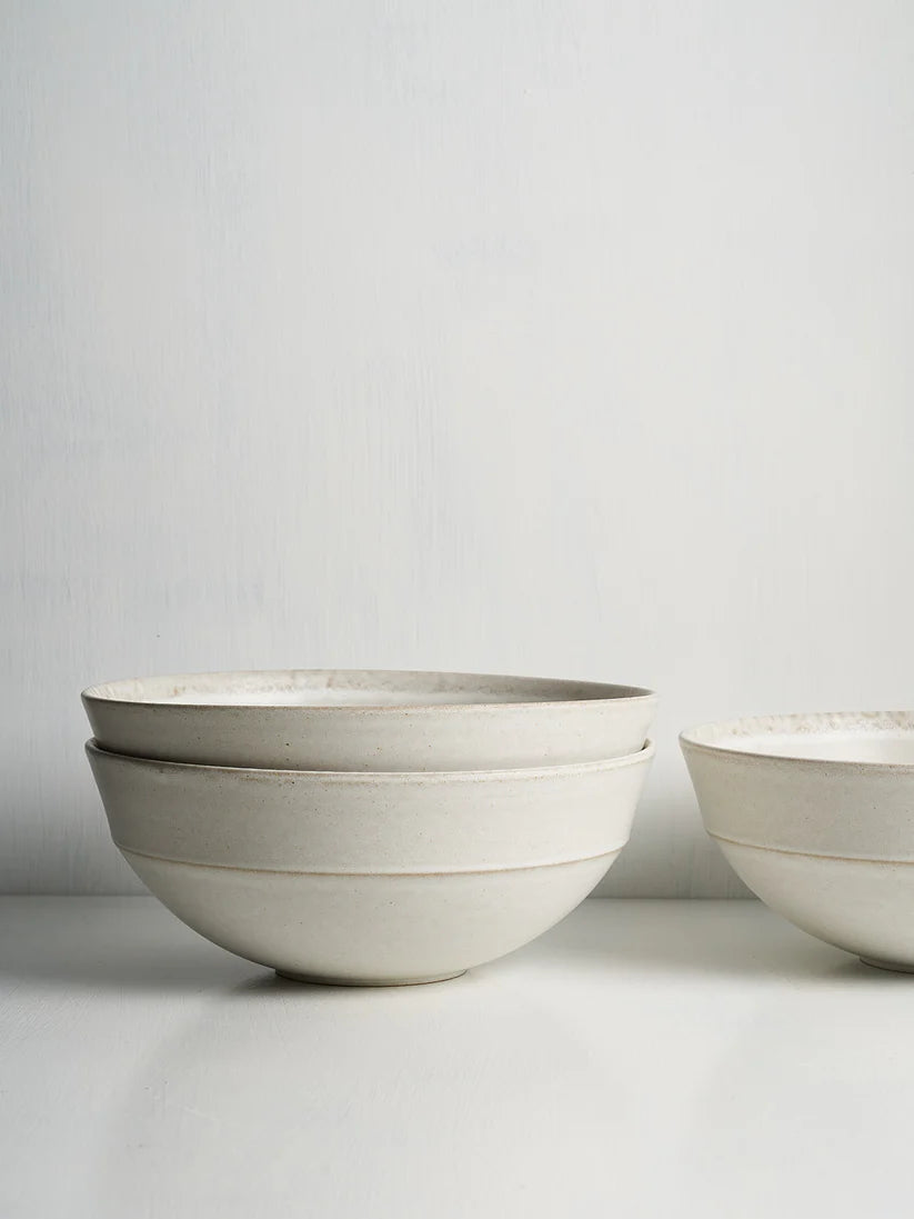 Pillar Deep Servong Bowl in Oat, from Standard Affair