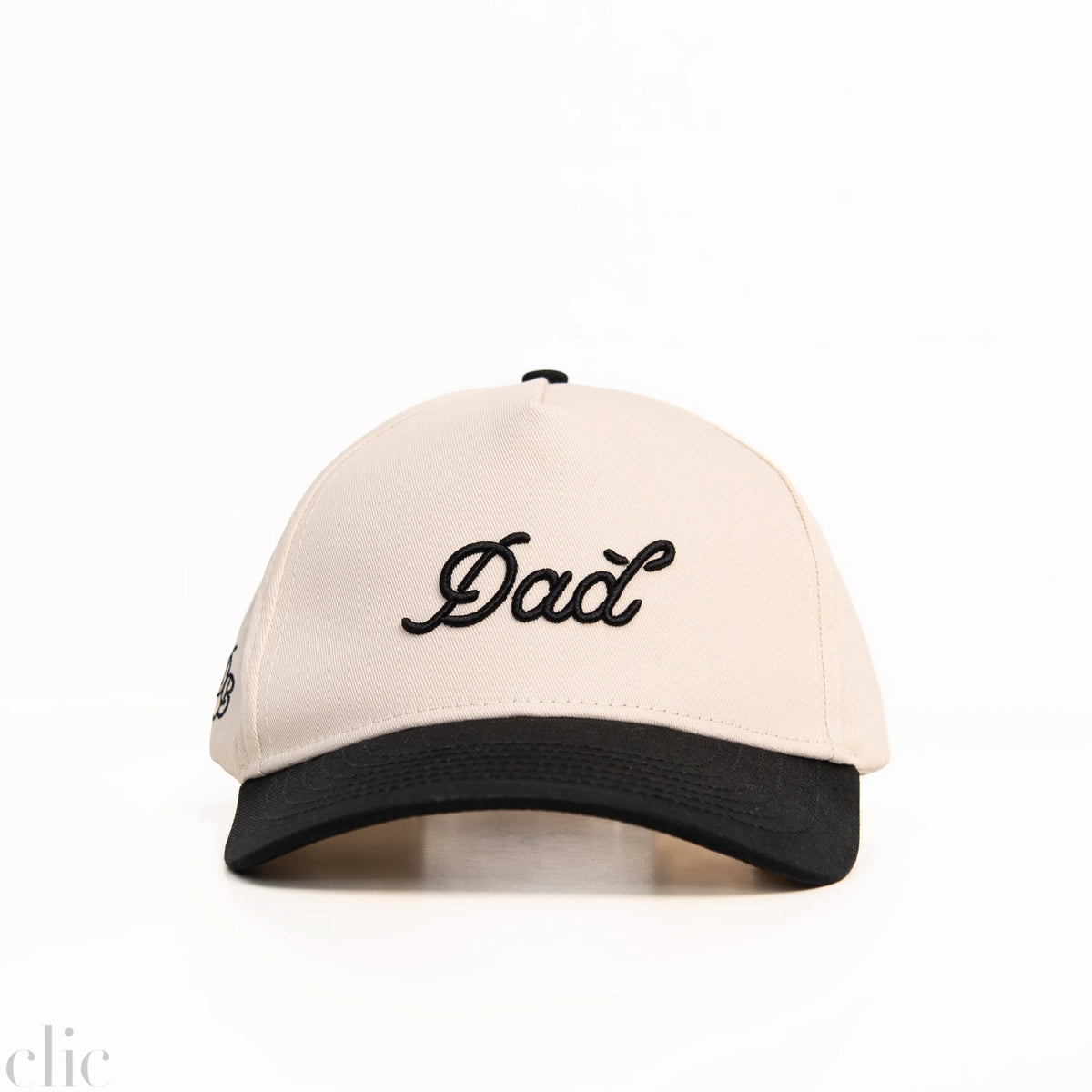 Dad 3D Puff Hat in Cream & Black, from Dad Brand