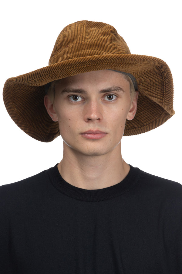 Center Crease Hat in Camel, from Decho