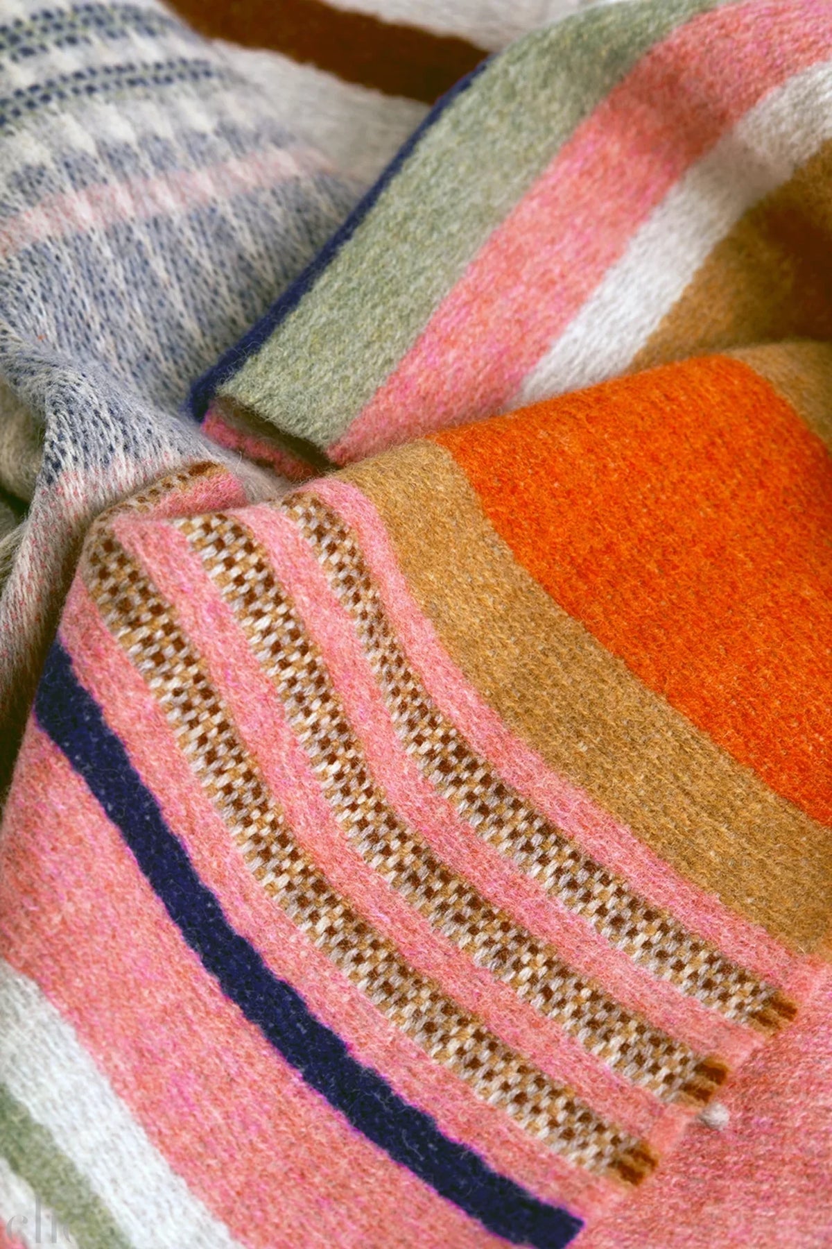 Angus Scarf in Strawberry, from Wallace Sewell