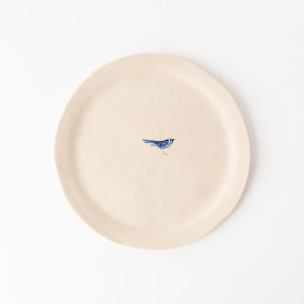 Blue Bird Dinner Plate, from Tivoli Tile Works