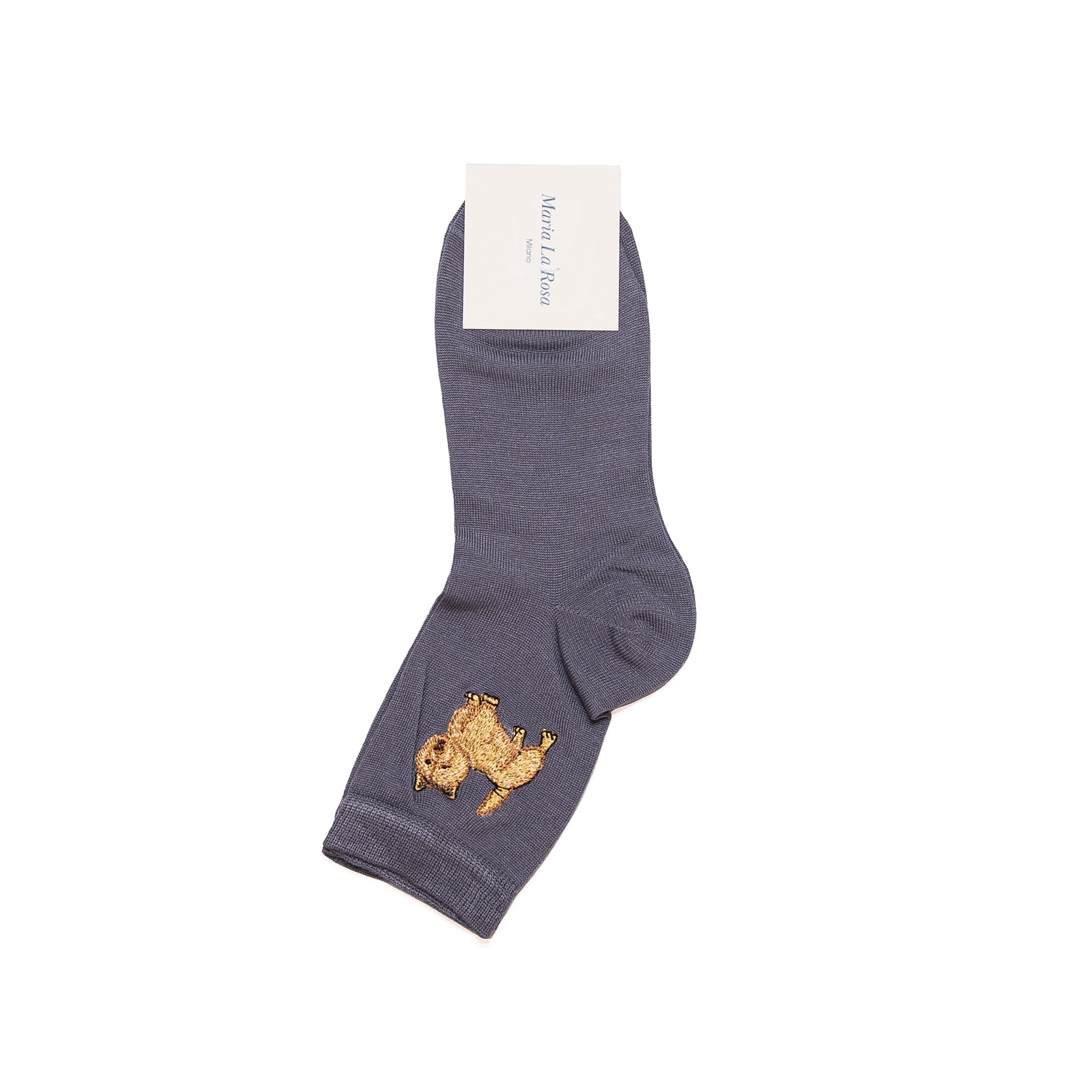 Doggy Socks in Ferro, from Maria La Rosa