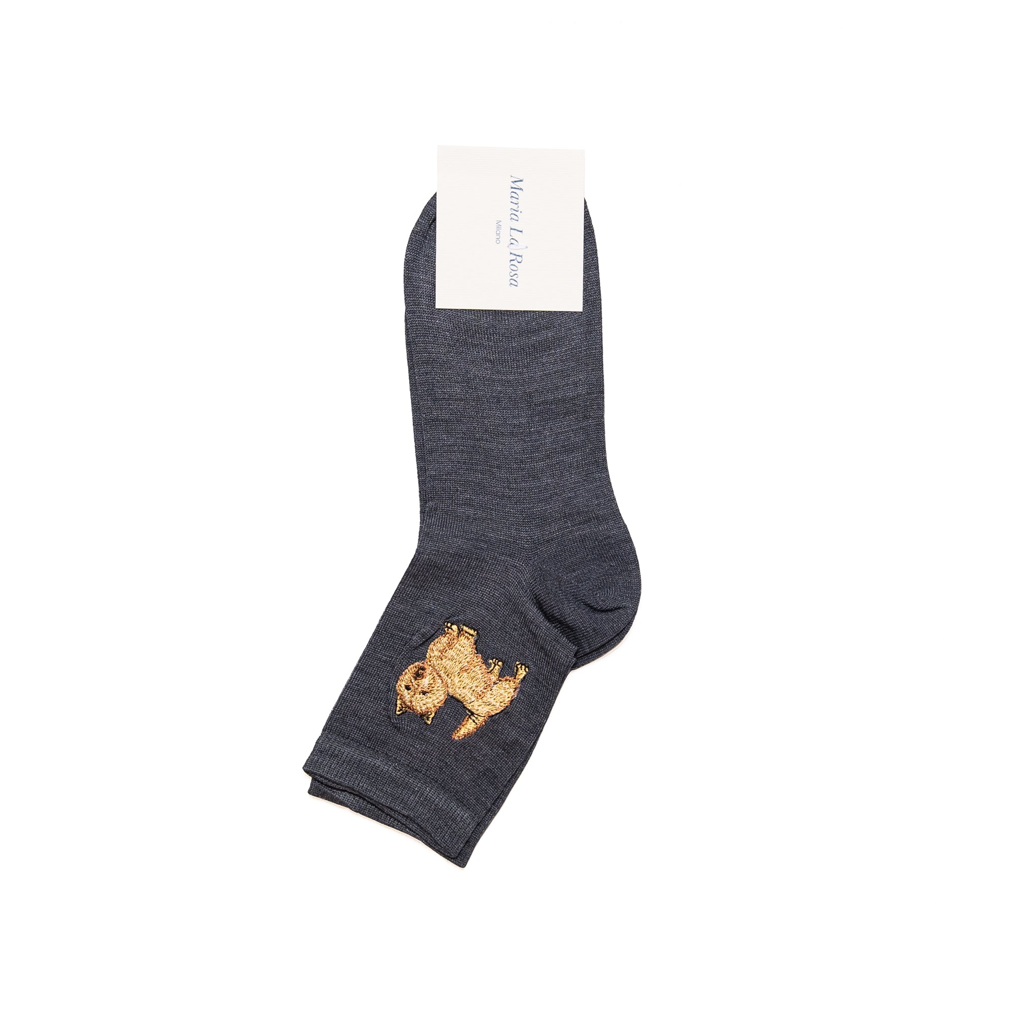 Doggy Socks in Grey Melange, from Maria La Rosa