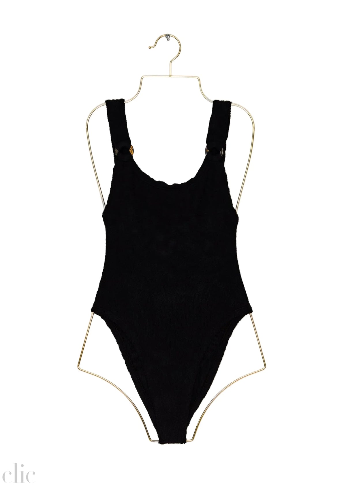 Domino Swim in Black, from Hunza G