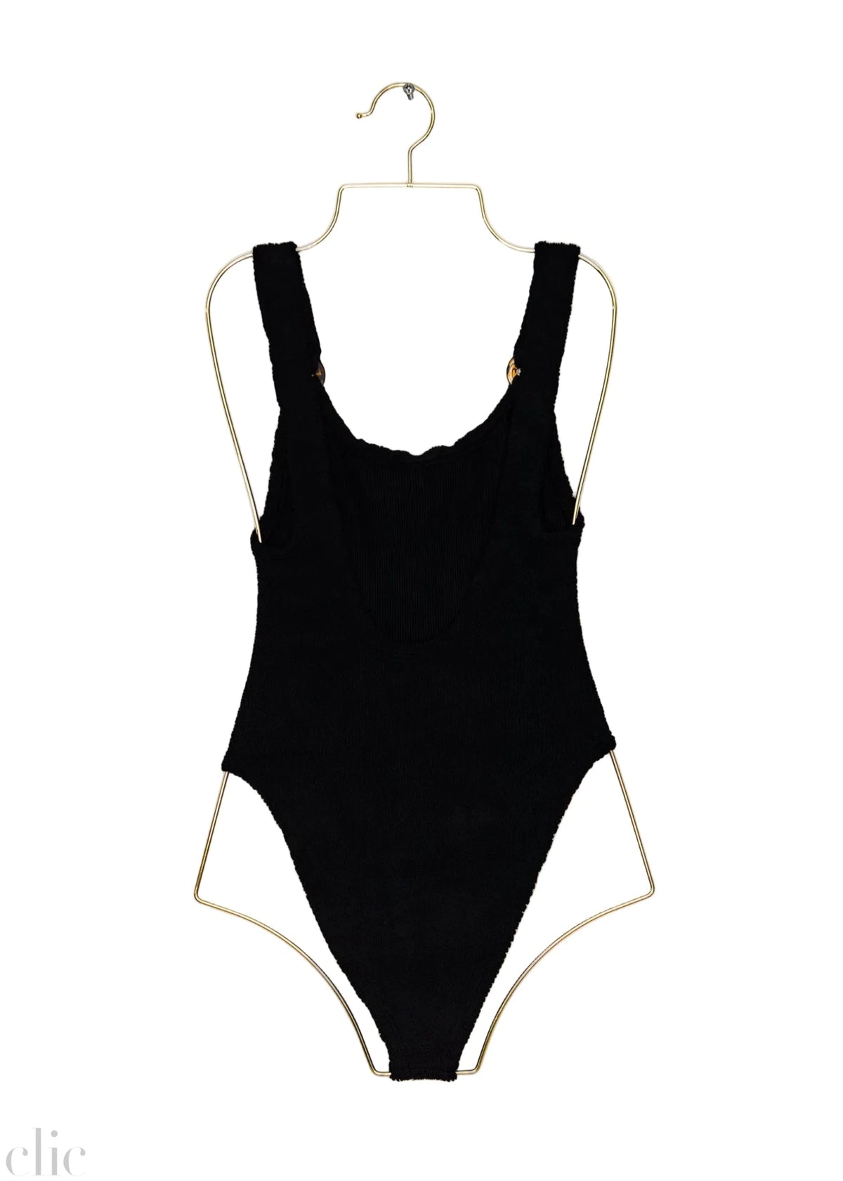 Domino Swim in Black, from Hunza G