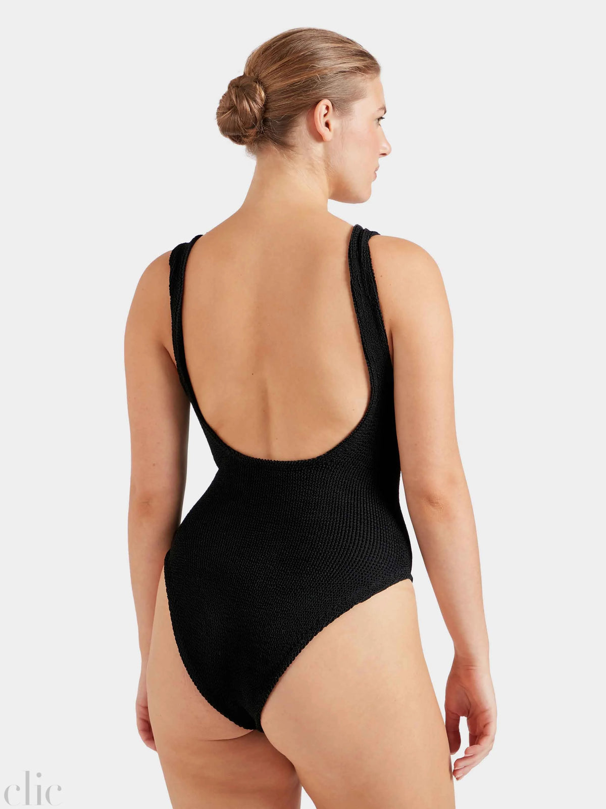 Domino Swim in Black, from Hunza G