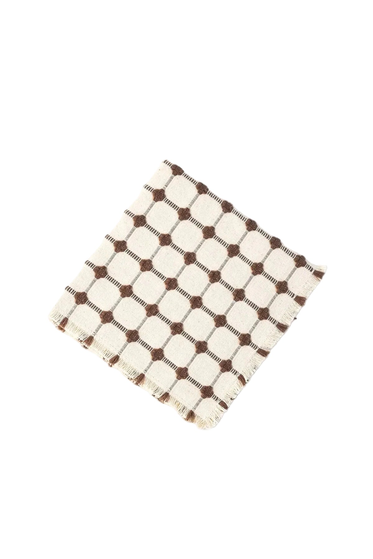 Set of 4 Wicker Napkins in Mocha, from Dove and Donkey