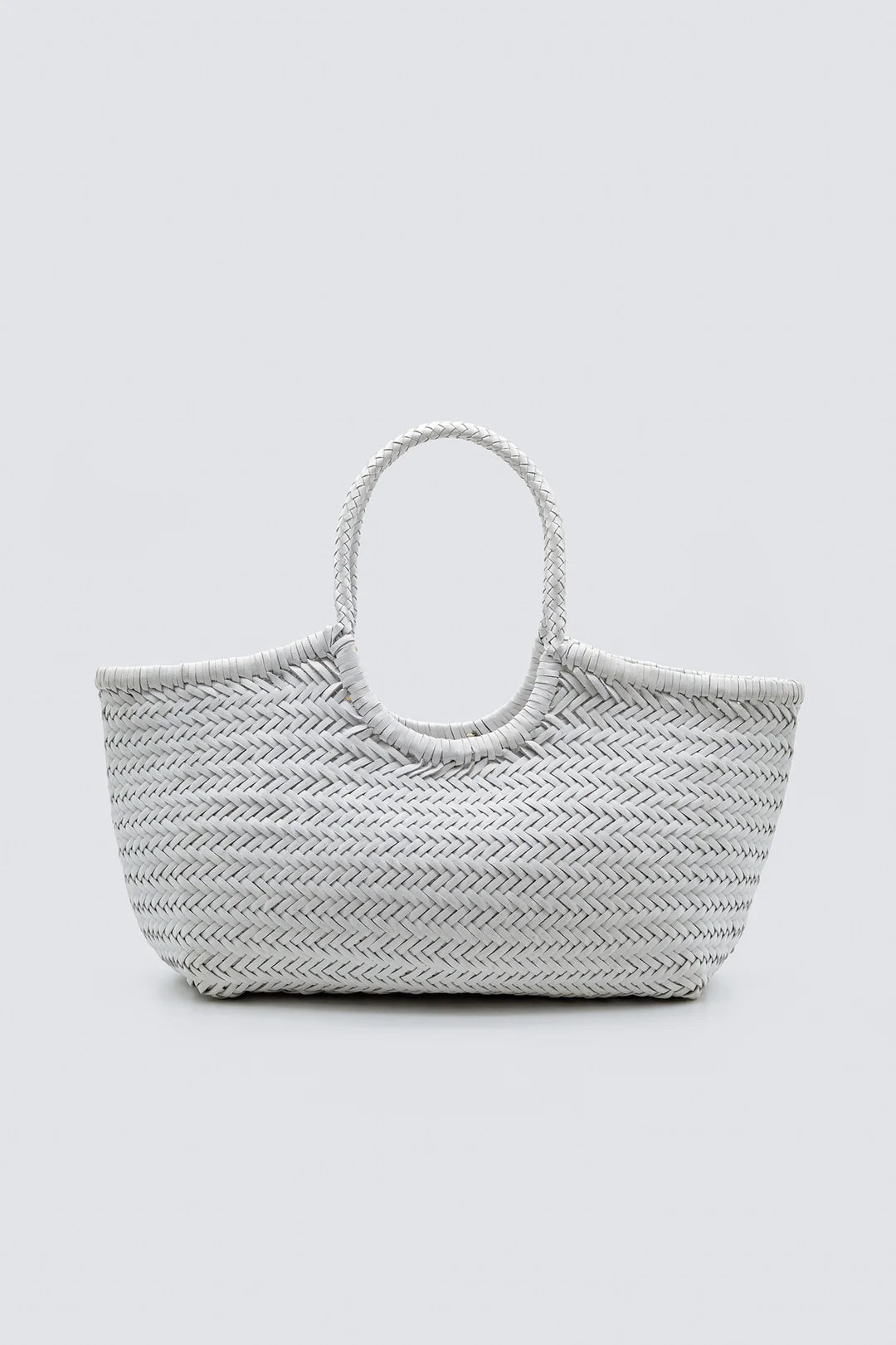 Nantucket Big Basket Bag in White, from Dragon Diffusion