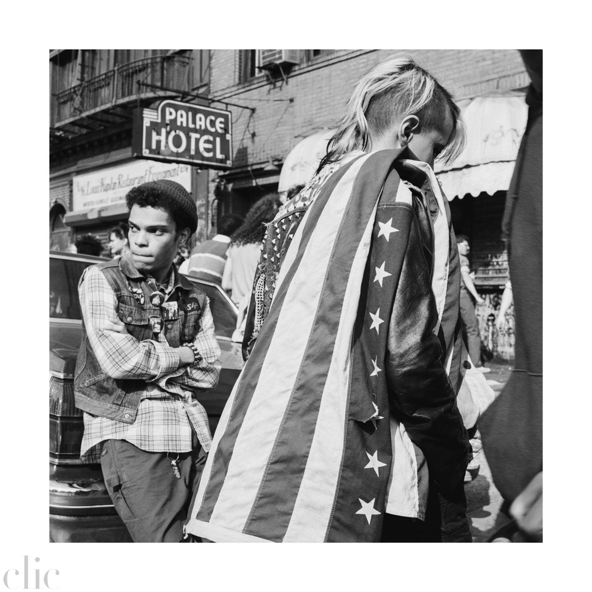 Amy with Stars and Stripes, 1984 by Drew Carolan