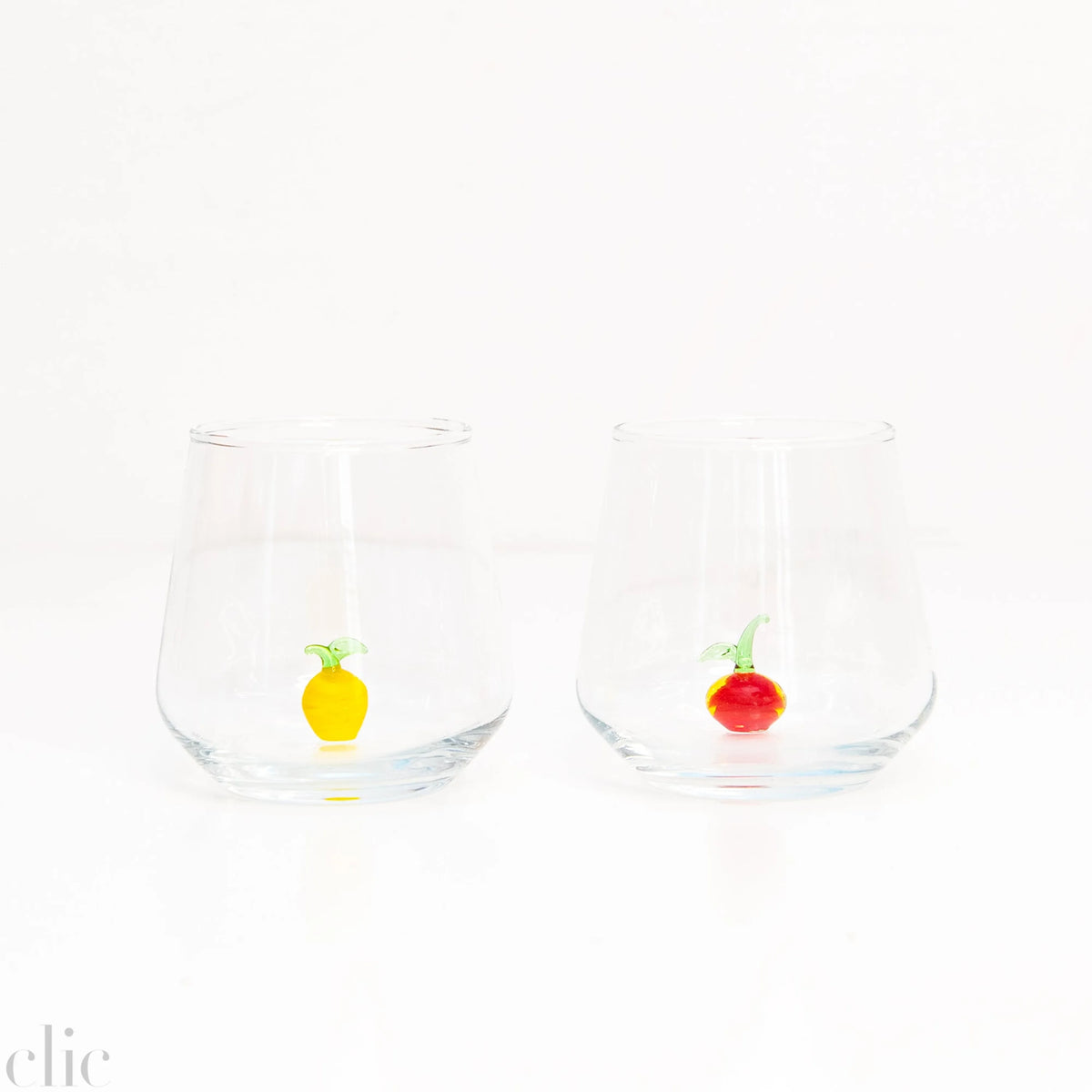 Fruit Drinking Glass Set of 6